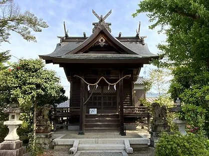 小田井縣神社の外観