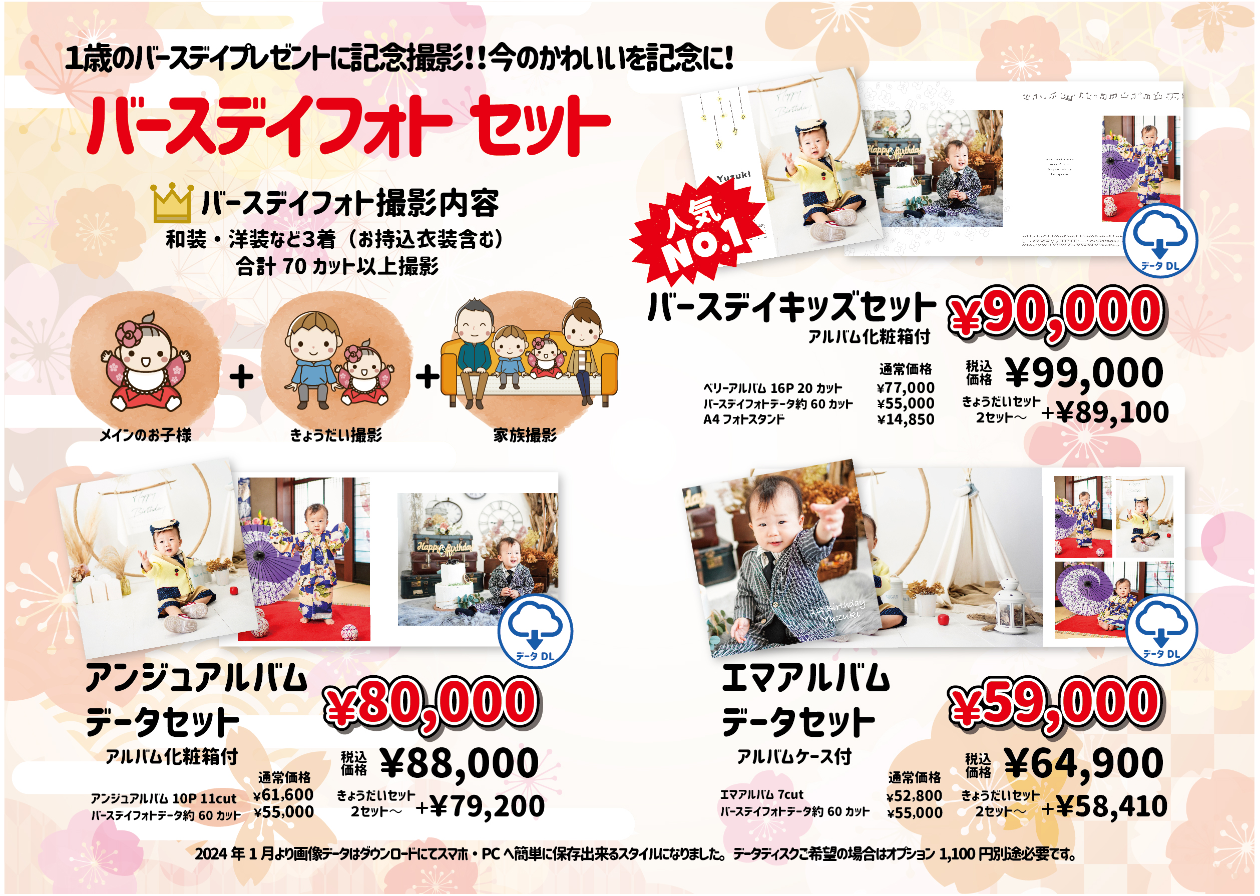 バースデイフォトプライス