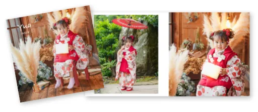 七五三スタンダードプランのアルバム見本